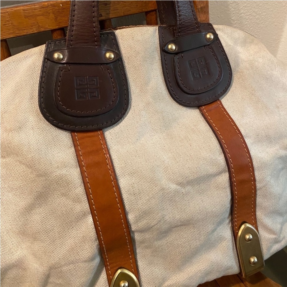Givenchy Cream Canvas Nightingale
